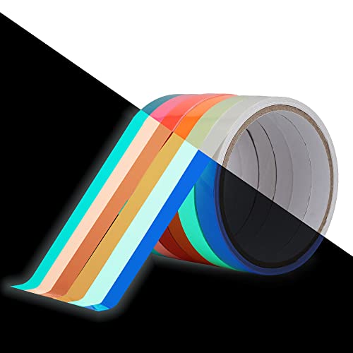 Glow in The Dark Tape 6 Packs - 1/2