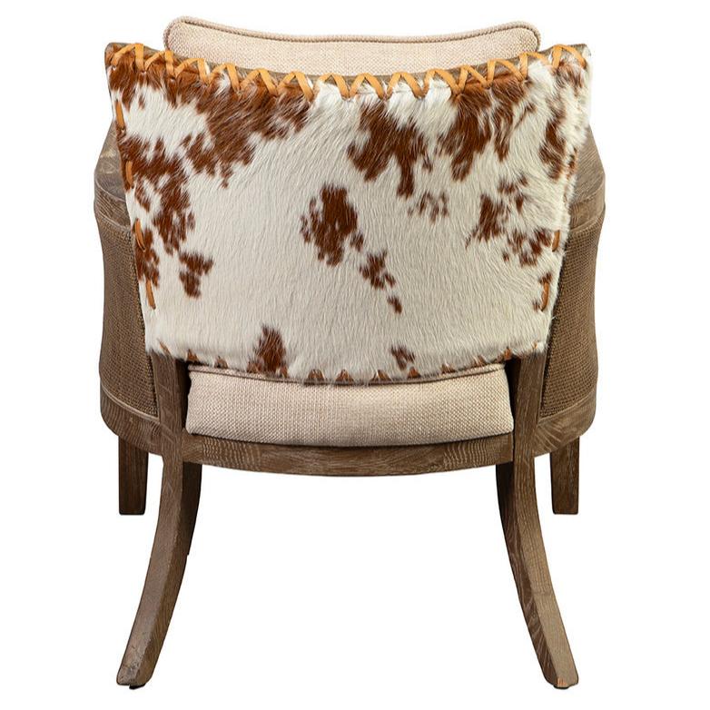 Premium Caine Arm Chair - Modern Accent Chair for Living Room, Bedroom & Office - Comfortable Upholstered Lounge Chair with Sturdy Wooden Legs - Perfect for Relaxing, Reading & Decorating Your Home