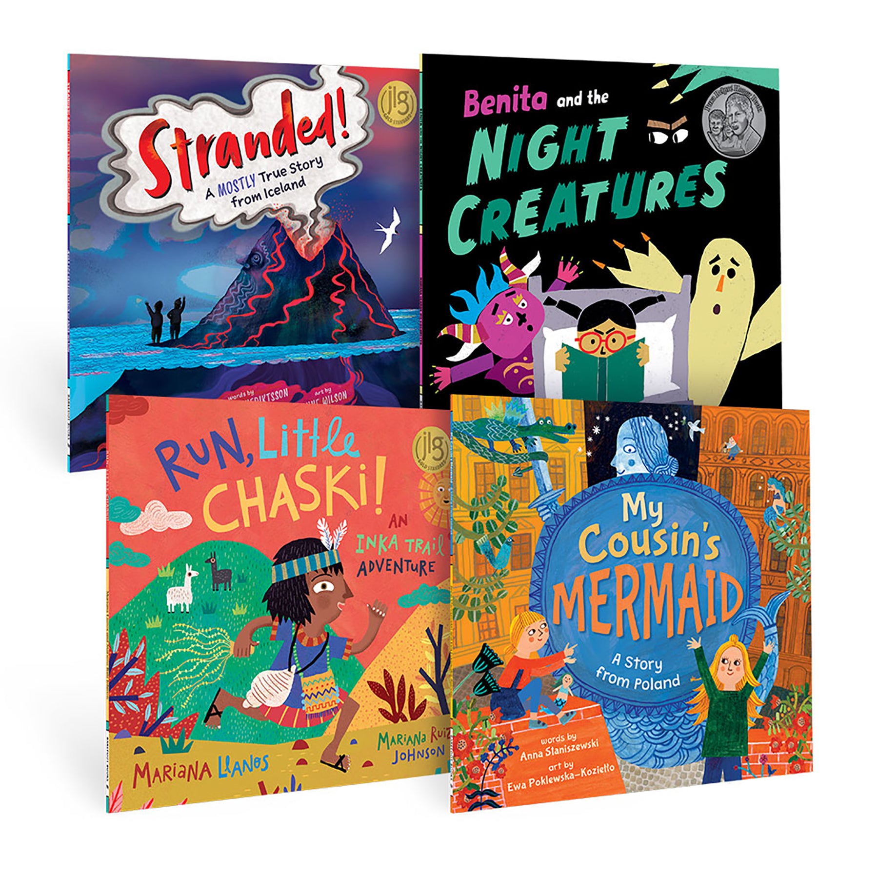 Barefoot Books 1st Grade Diverse Stories 4 Book Set - Multicultural Children's Books for Early Readers | Perfect for Classroom, Homeschooling & Bedtime Reading