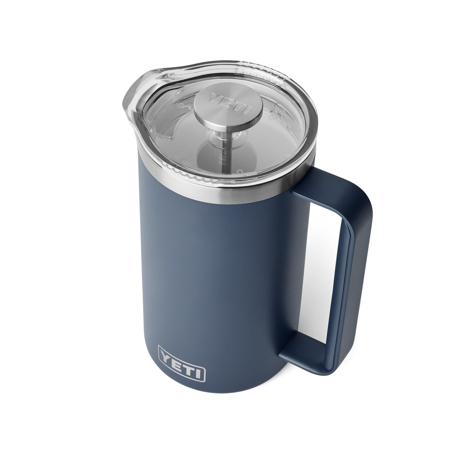 YETI Rambler French Press Coffee Maker with GroundsControl Filter – Insulated Stainless Steel Coffee Press for Camping, Travel & Home Brewing