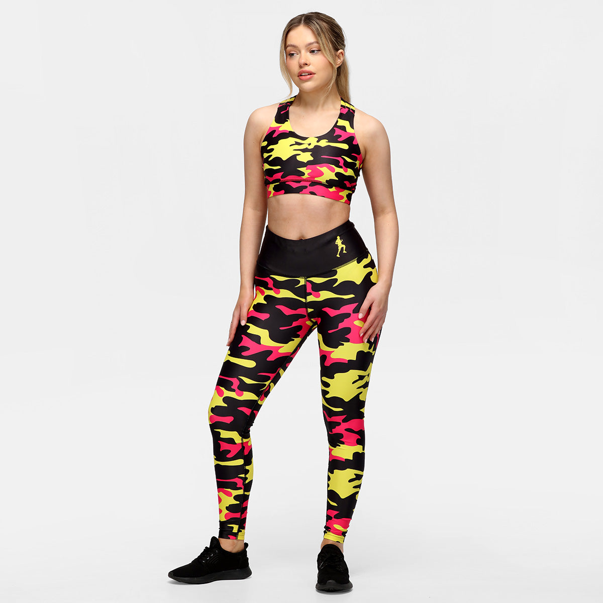 LLHM Camo Print Yoga Pants - Women's High Waisted Stretchy Leggings for Workout, Running & Casual Wear | Perfect for Gym, Hiking & Everyday Comfort