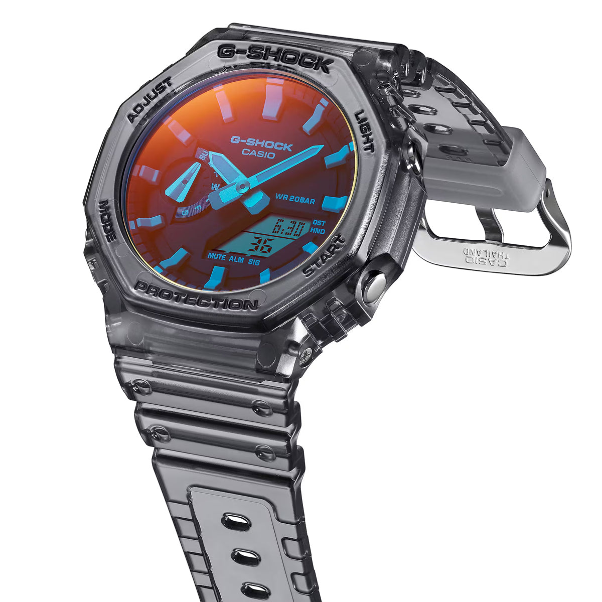Casio G-Shock Analog-Digital Watch GA-2100TLS-8A - Tough & Stylish Men's Military Sport Watch for Outdoor, Work & Everyday Wear