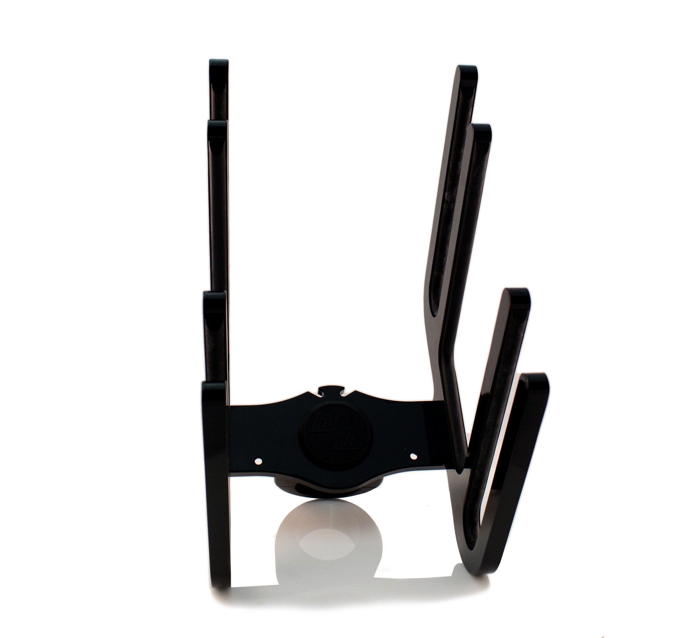 Big Air Hydro Universal Triple Knee Rack - Heavy Duty Motorcycle Stand for Cruisers & Sport Bikes - Perfect for Garage Storage, Maintenance & Bike Shows