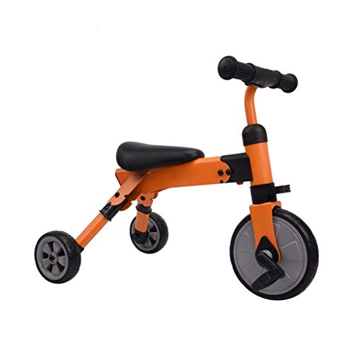 Foldable Kids Tricycle for Boys & Girls Ages 2+ | Portable Balance Bike with Safety Belt | Easy Assembly Baby Ride-On Toy | Perfect Birthday Gift & Outdoor Play for Toddlers