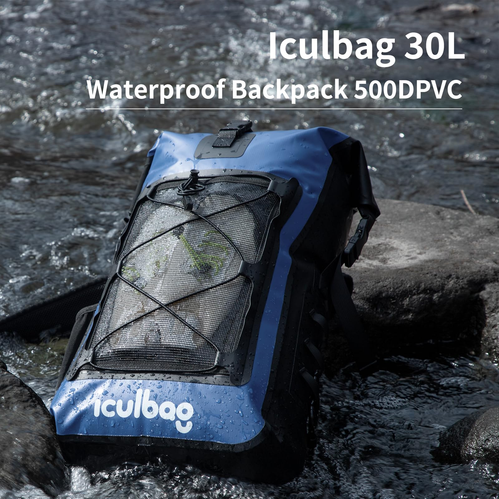 Waterproof Dry Bag Backpack 30L/40L for Women & Men - Lightweight & Durable for Kayaking, Beach, Boating, Hiking & Outdoor Adventures | Ideal for Travel, Camping & Water Sports