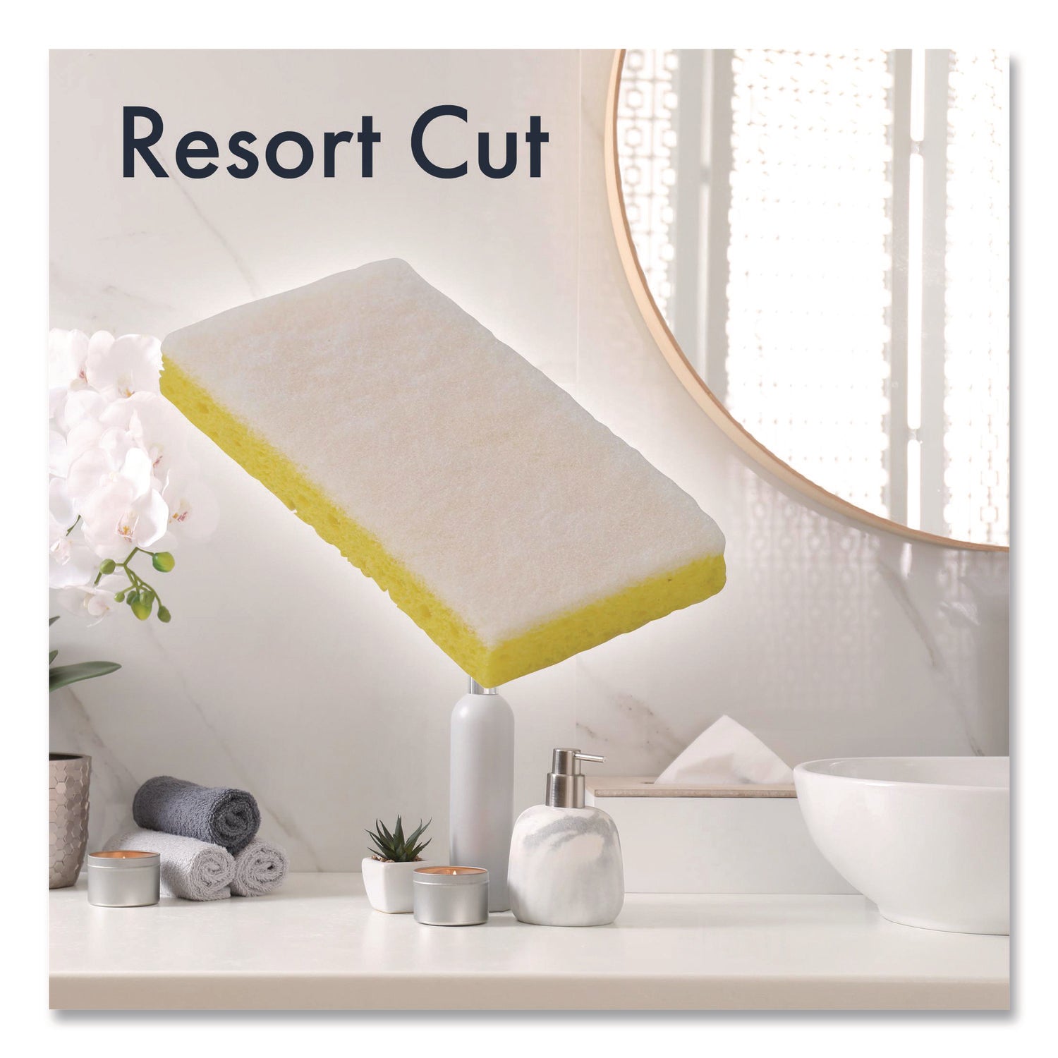 Americo® Resort Cut Scrub Sponge - Light Duty Cleaning Sponges (6.25
