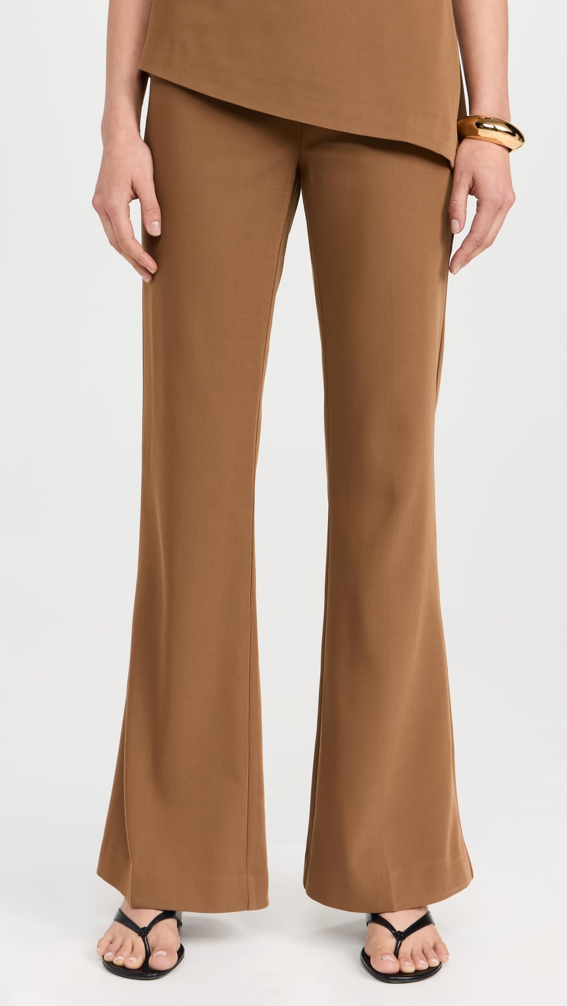 Bardot Women's Halifax Slim Flare Pants - High Waisted Stretch Denim Jeans for Casual & Office Wear | Comfortable Bootcut Trousers for Everyday Style