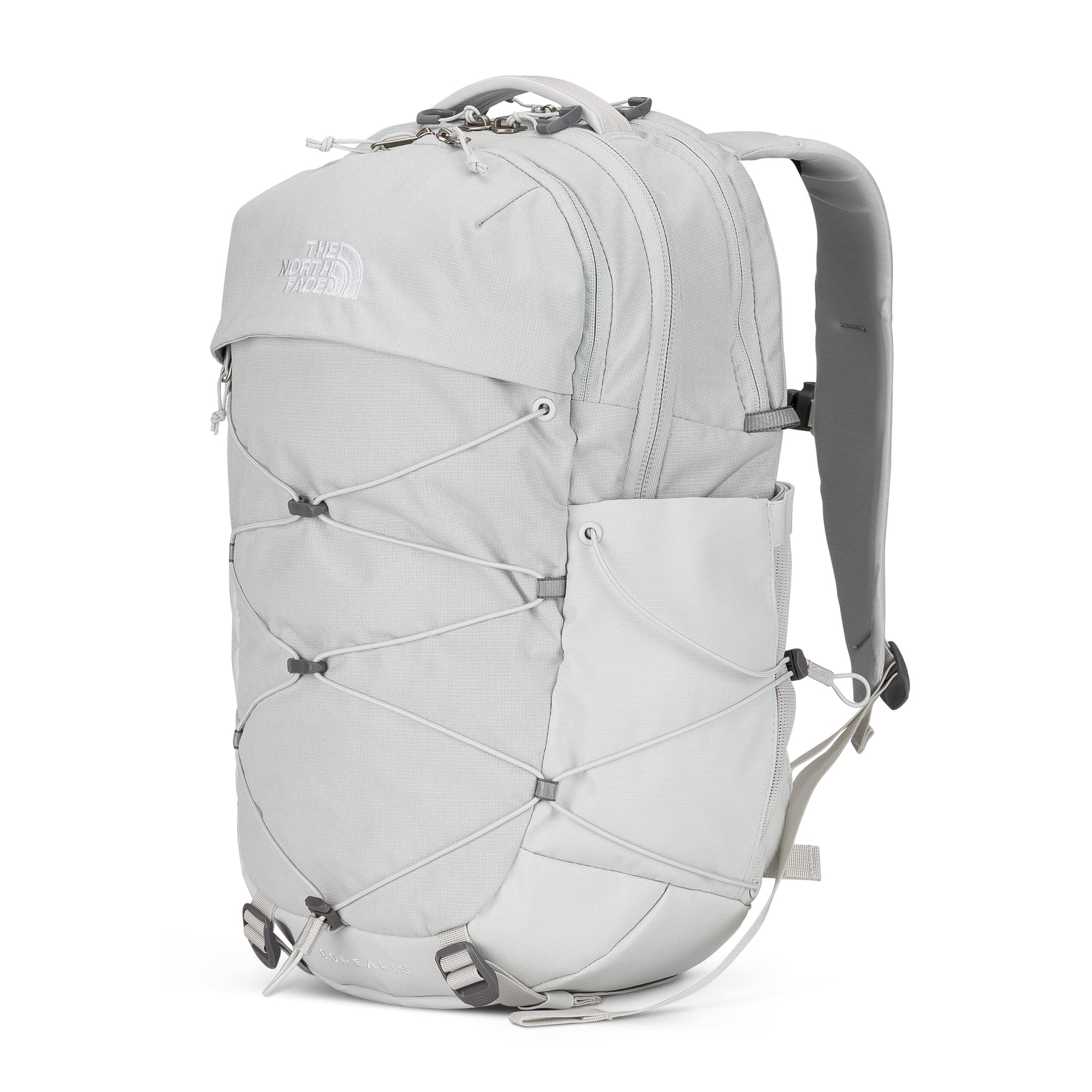 THE NORTH FACE Women's Borealis Commuter Laptop Backpack - Water-Resistant Travel & Work Backpack with Laptop Sleeve, Tin Grey Dark Heather/Tin Grey - Perfect for Commuting, Business Travel & College Campus Use
