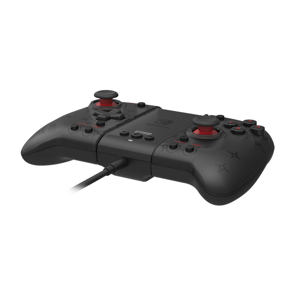 HORI Split Pad Pro Controller Grip Set for Nintendo Switch - Ergonomic Handheld Gaming Accessories for Comfortable Play in Bed, Travel & Long Sessions