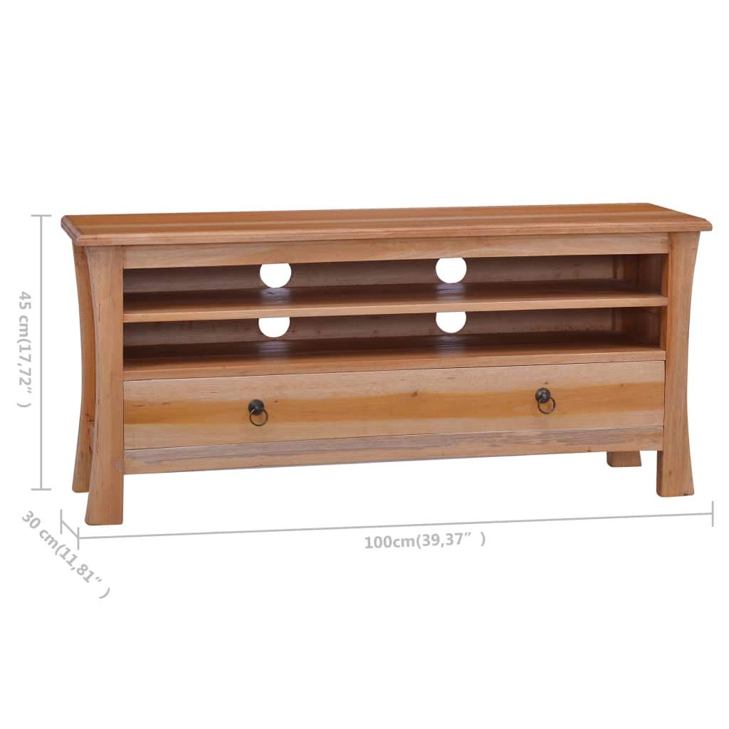 Farmhouse TV Stand for TVs up to 50 Inch - 39.4