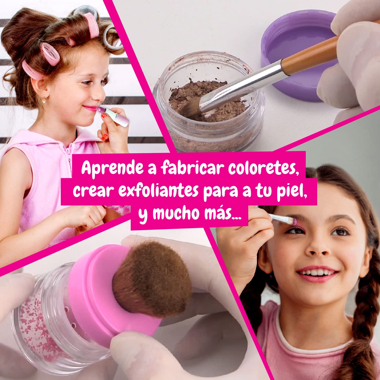 Science4you Makeup Factory Set - STEM Educational Cosmetic Kit for Kids | Perfect Birthday Gift for Girls Ages 6-12 | DIY Beauty Lab for Pretend Play & Science Learning