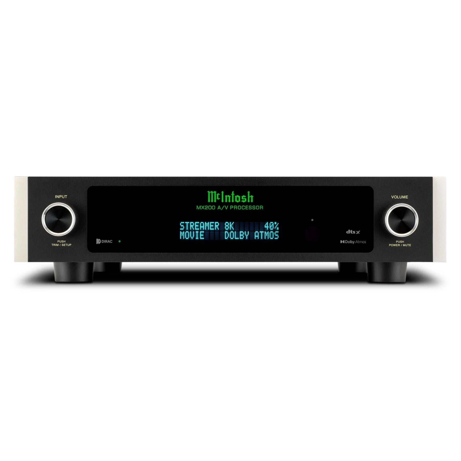 McIntosh MX200 A/V Processor - Premium Home Theater Audio Video Processor with Dolby Atmos & 4K HDR | Perfect for Home Cinema, Gaming & Music Systems