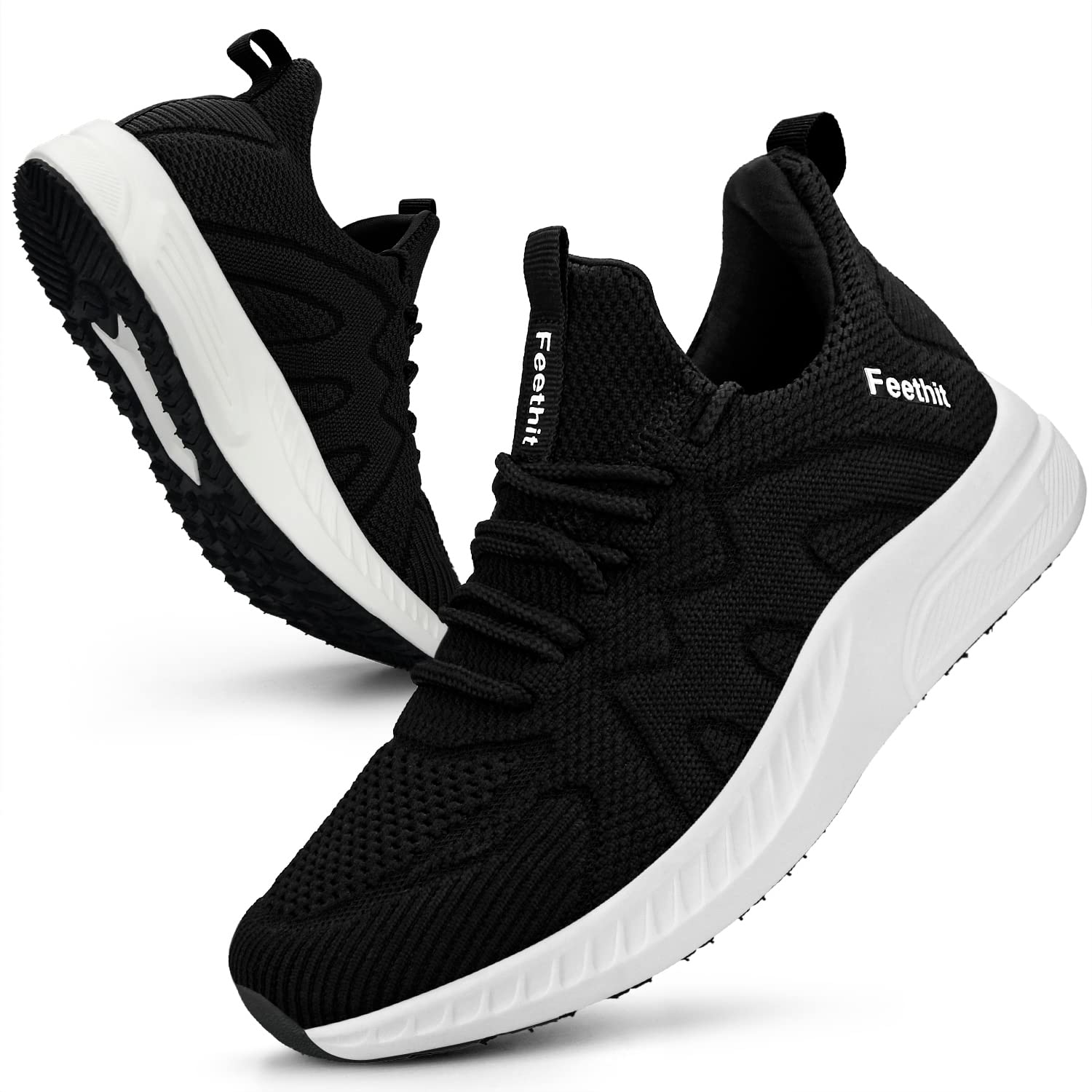 Feethit Women's Running Shoes - Lightweight Breathable Mesh Workout Sneakers for Gym, Tennis, Walking & Travel | Comfortable Wide Fit for Active Lifestyles