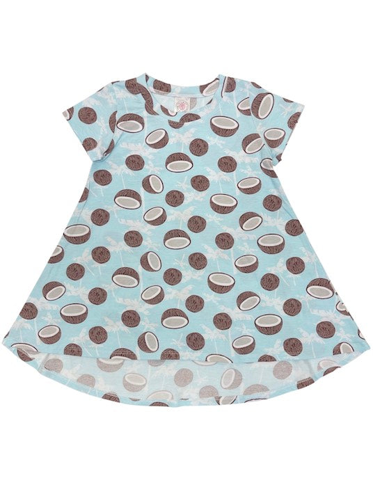 Stylish Coconut Short Sleeve Summer Dress for Women - Perfect for Beach Vacations, Casual Outings & Date Nights