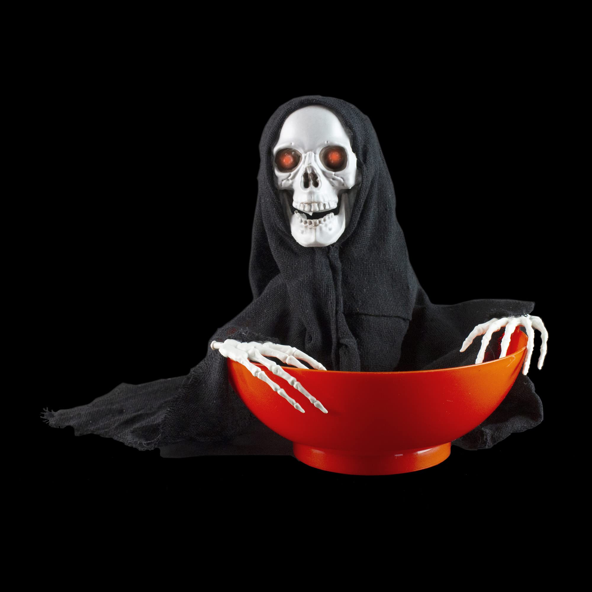 Animated Grim Reaper Halloween Candy Bowl - 10.5