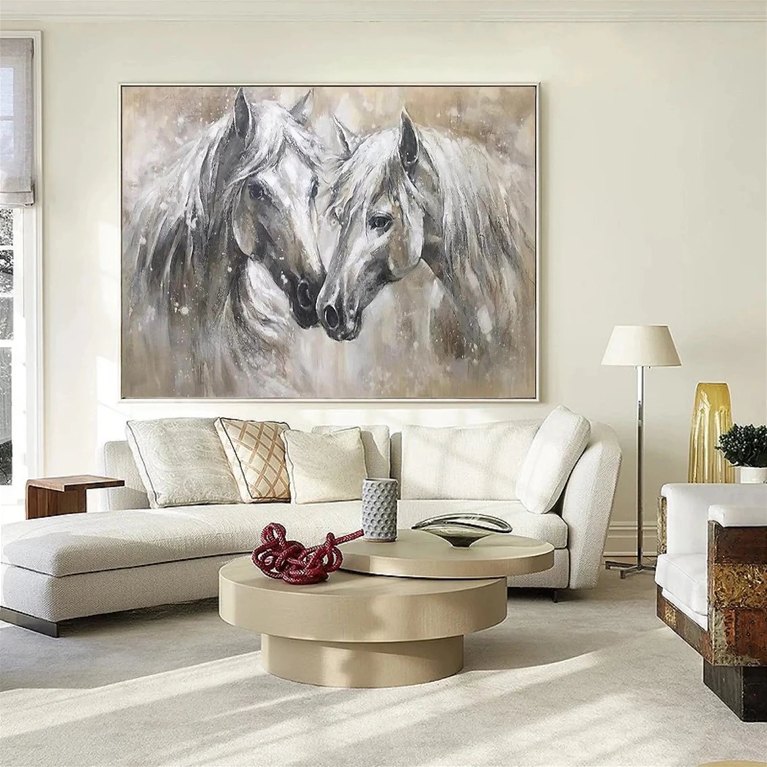 Animal Art Painting #AP046 - Handmade Wildlife Canvas Wall Decor for Living Room, Bedroom & Office