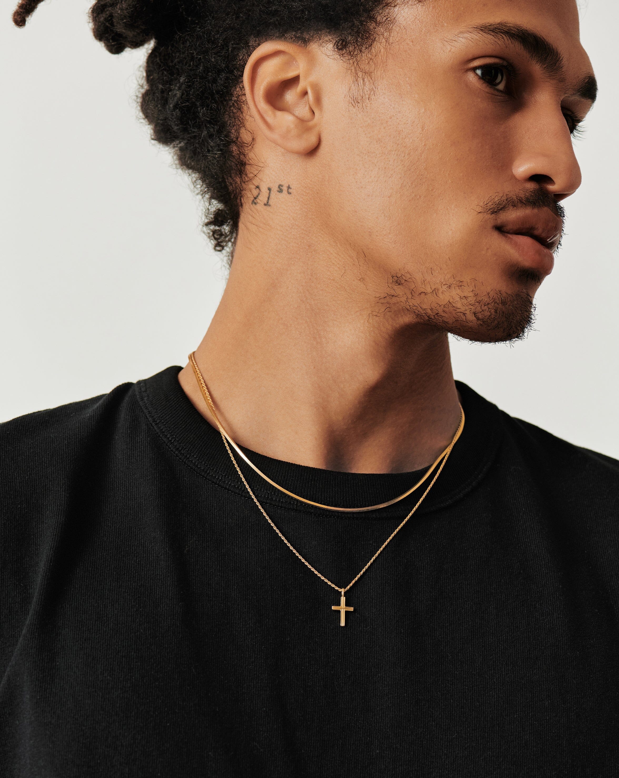 Lucy Williams Medium Square Snake Chain Necklace - Elegant Gold Plated Jewelry for Women | Perfect for Everyday Wear, Date Nights & Special Occasions