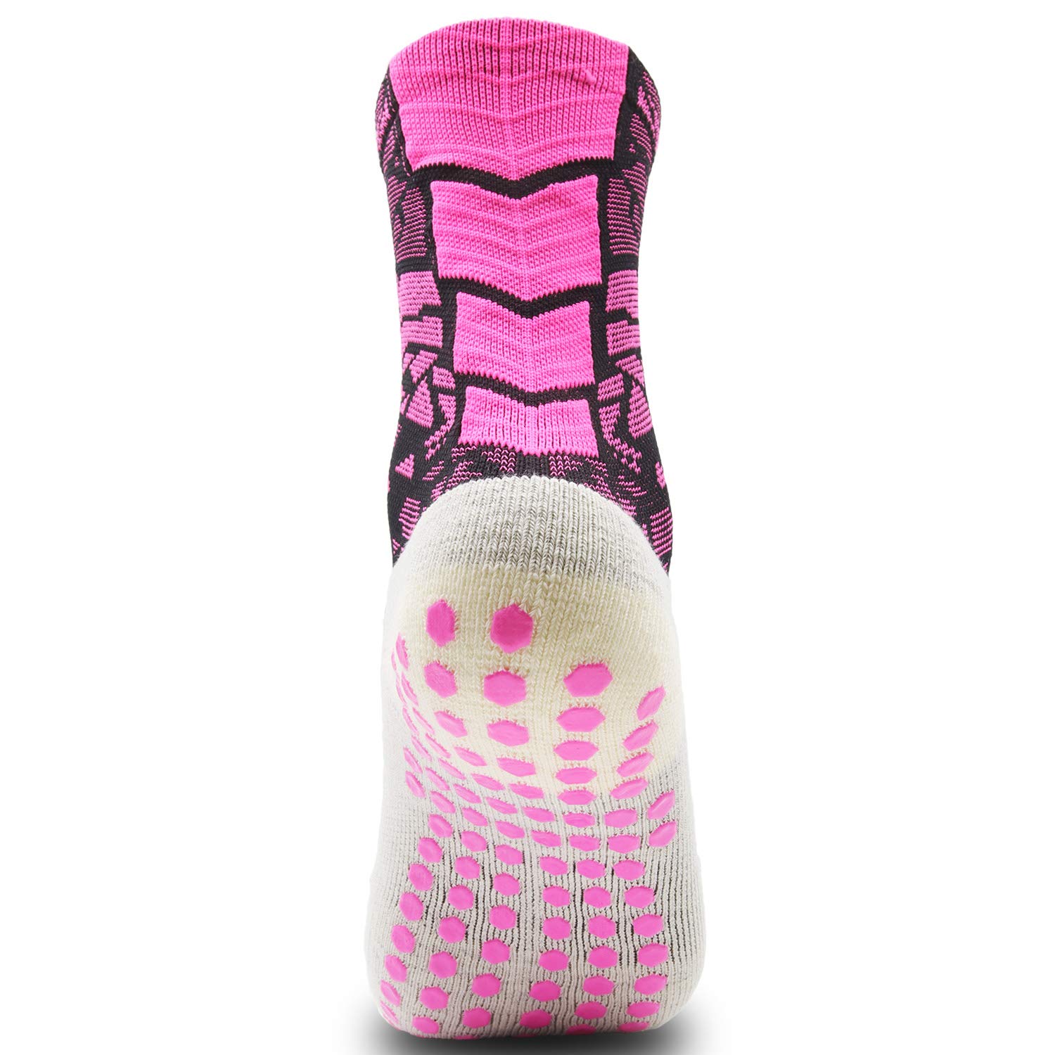 Anti-Slip Ankle Socks for Men & Women - 2/4/8 Pairs Non-Slip Sports Socks with Football Grip - Perfect for Running, Soccer, Yoga & Workout