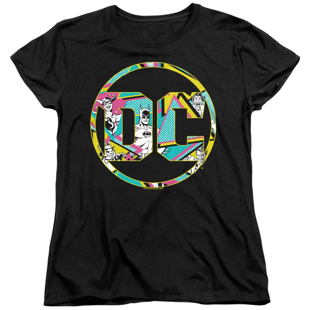 Batman 80s Vintage Bat Logo Women's T-Shirt | Retro Superhero Graphic Tee for Casual Wear & Cosplay