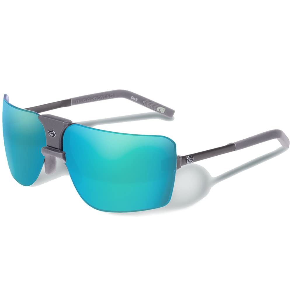 Gargoyles 85's Shield Sunglasses for Men - Polarized UV Protection Sports & Outdoor Sunglasses for Running, Cycling, Hiking