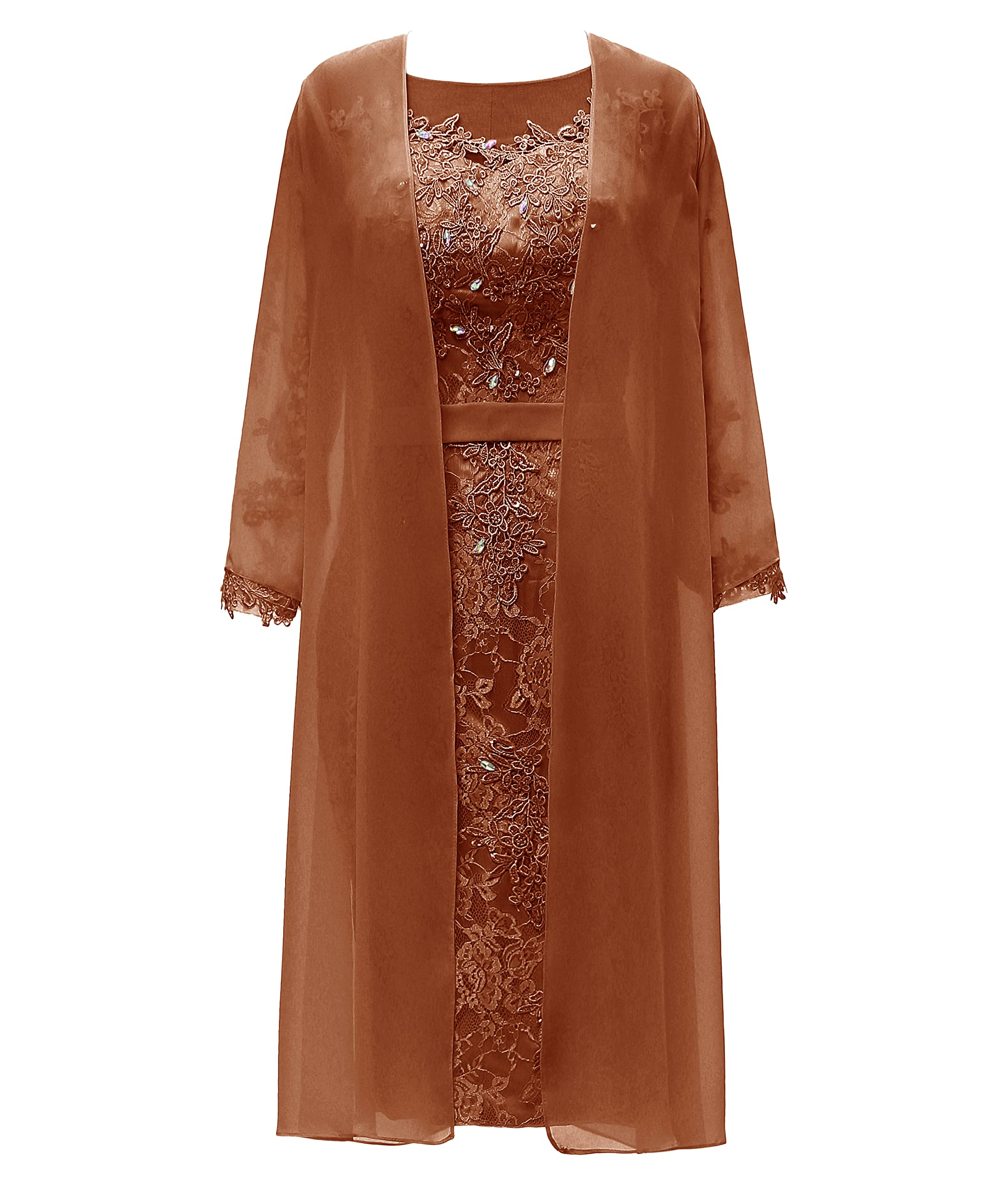 Elegant Mother of The Bride Lace Dress with Jacket - Formal Evening Gown for Weddings, Parties & Special Occasions - Women's Short Wedding Guest Dress for Church Ceremonies & Cocktail Receptions