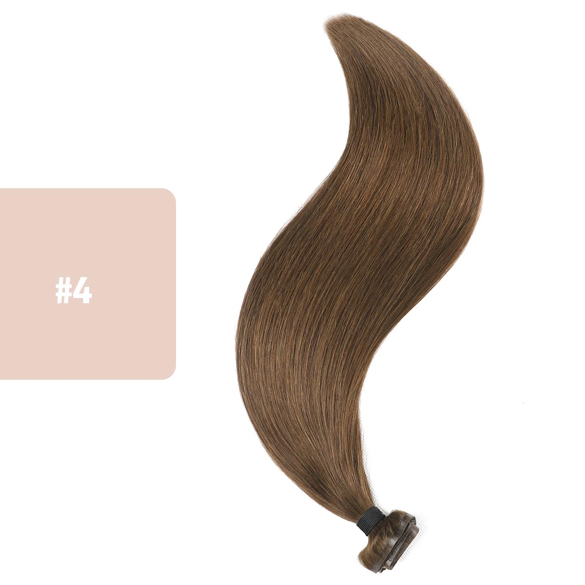Premium 100% Human Hair Clip-In Extensions - Silky Straight Hair Extensions for Length & Volume | Perfect for Parties, Weddings & Everyday Styling