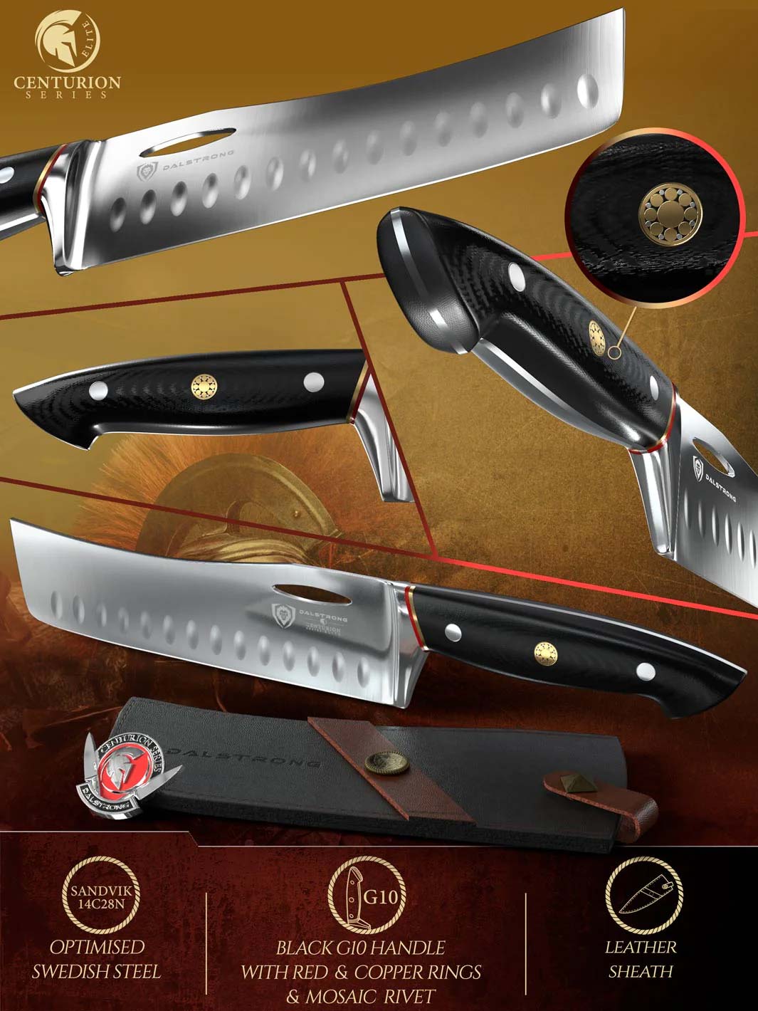Premium Dalstrong Nakiri Knife 7