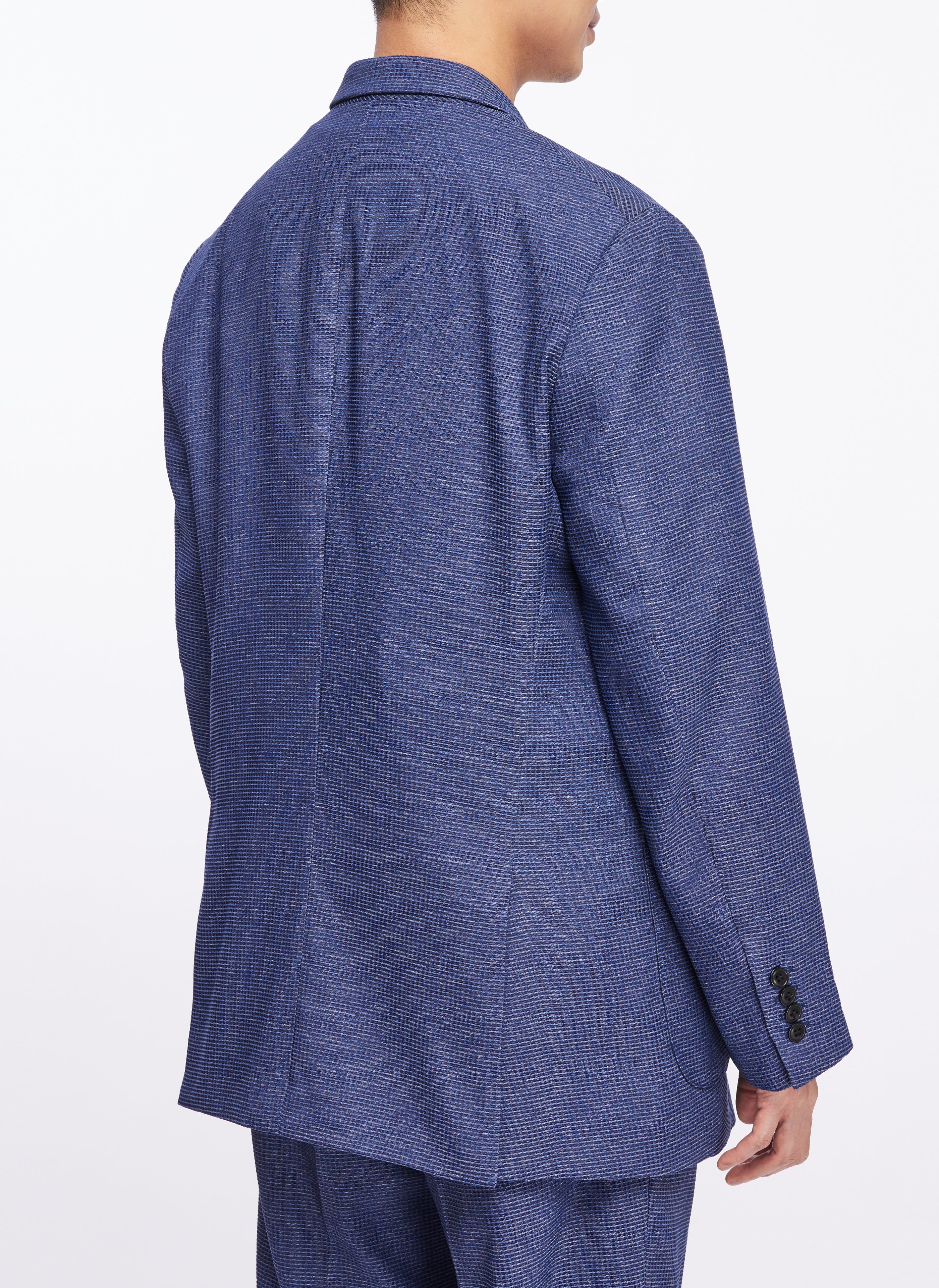 Stylish Nylon Polyester Single Breasted Suit Blazer for Men - Perfect for Business Meetings, Weddings & Formal Events