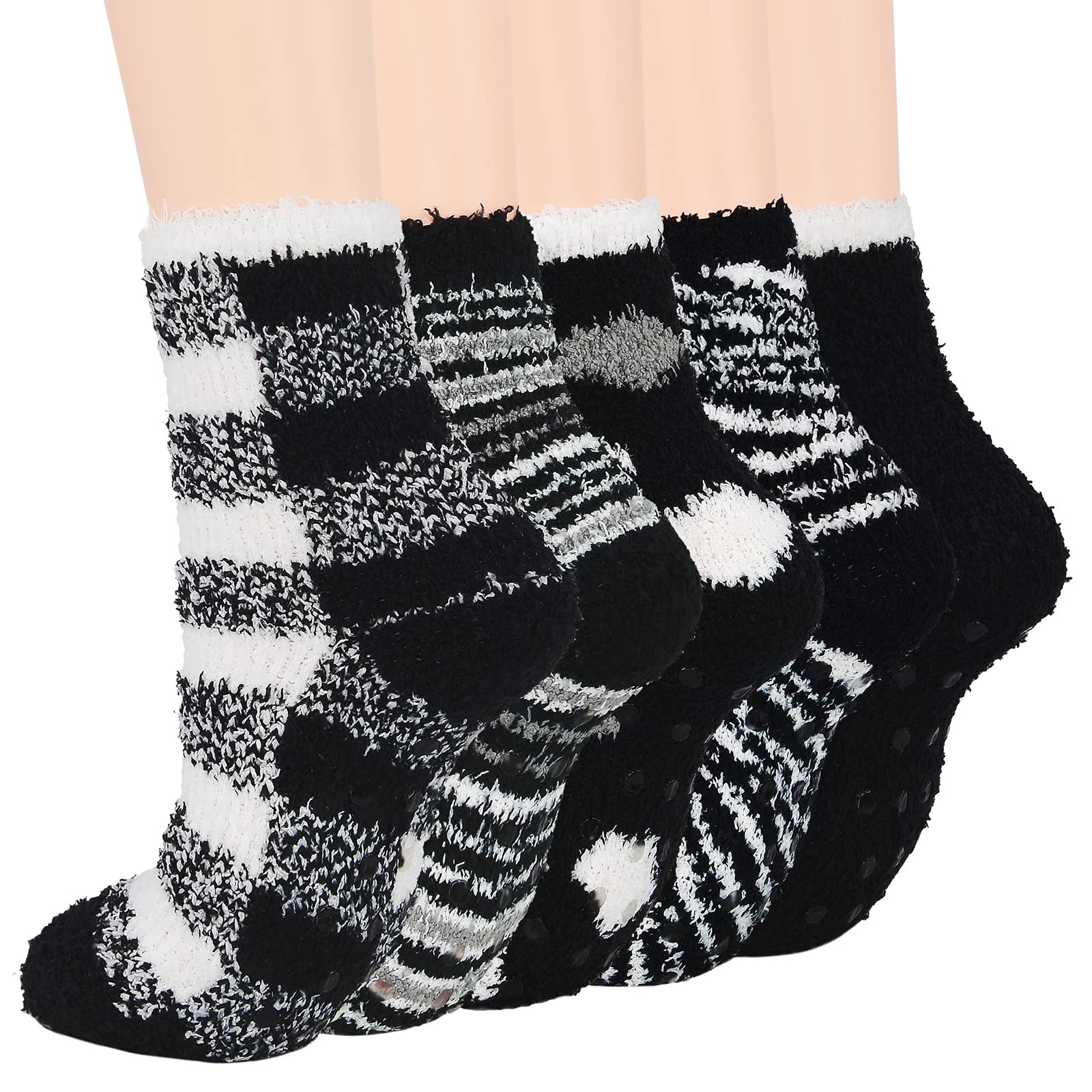 Women's Winter Socks - Ultra Soft Fluffy Fleece Fuzzy Socks for Sleeping, Athletic & Warm Comfort - Cozy Plush Thermal Socks for Cold Weather, Indoor Lounging & Outdoor Activities