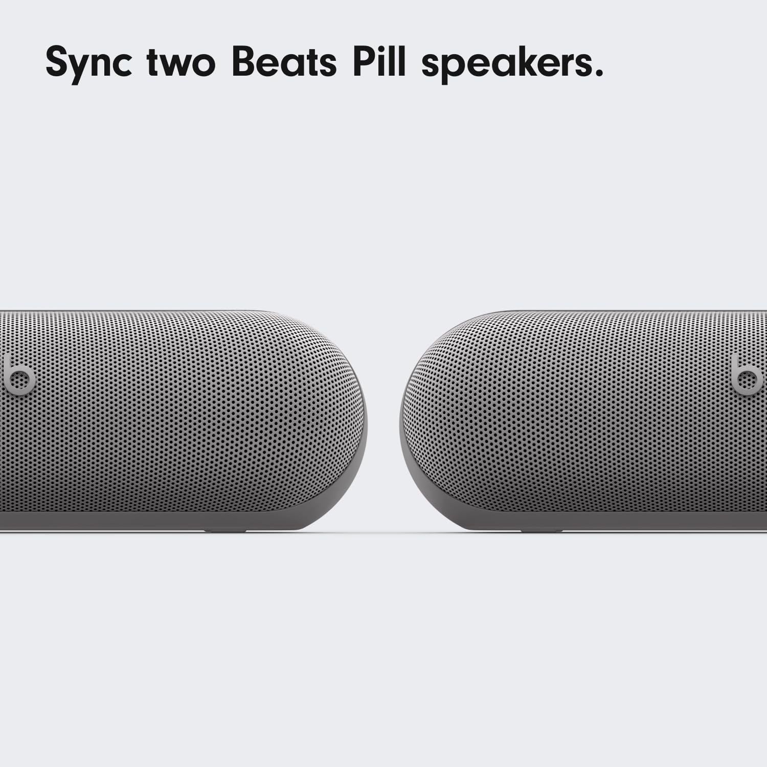 Beats Pill x Kim Kardashian Wireless Bluetooth Speaker - Portable USB-C Charger with 24H Battery Life, IP67 Waterproof, Built-in Mic for Calls - Compatible with iPhone & Android (Dark Gray) - Perfect for Pool Parties, Beach Outings & Outdoor Adventures
