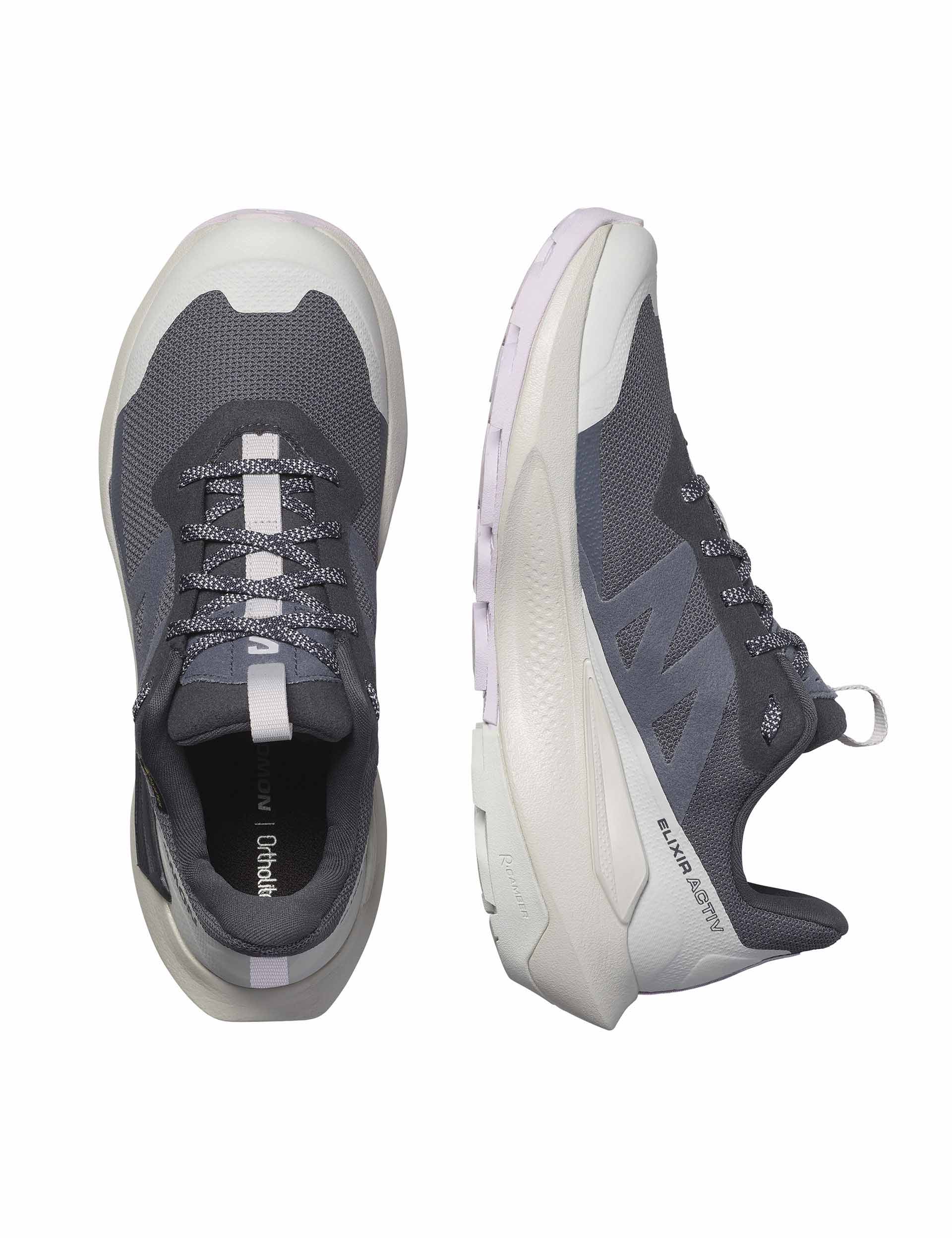 Elixir Activ Gore-Tex Waterproof Hiking Boots for Men & Women - India Ink/Glacier Gray/Orchid Petal - Perfect for Outdoor Adventures & Mountain Trekking
