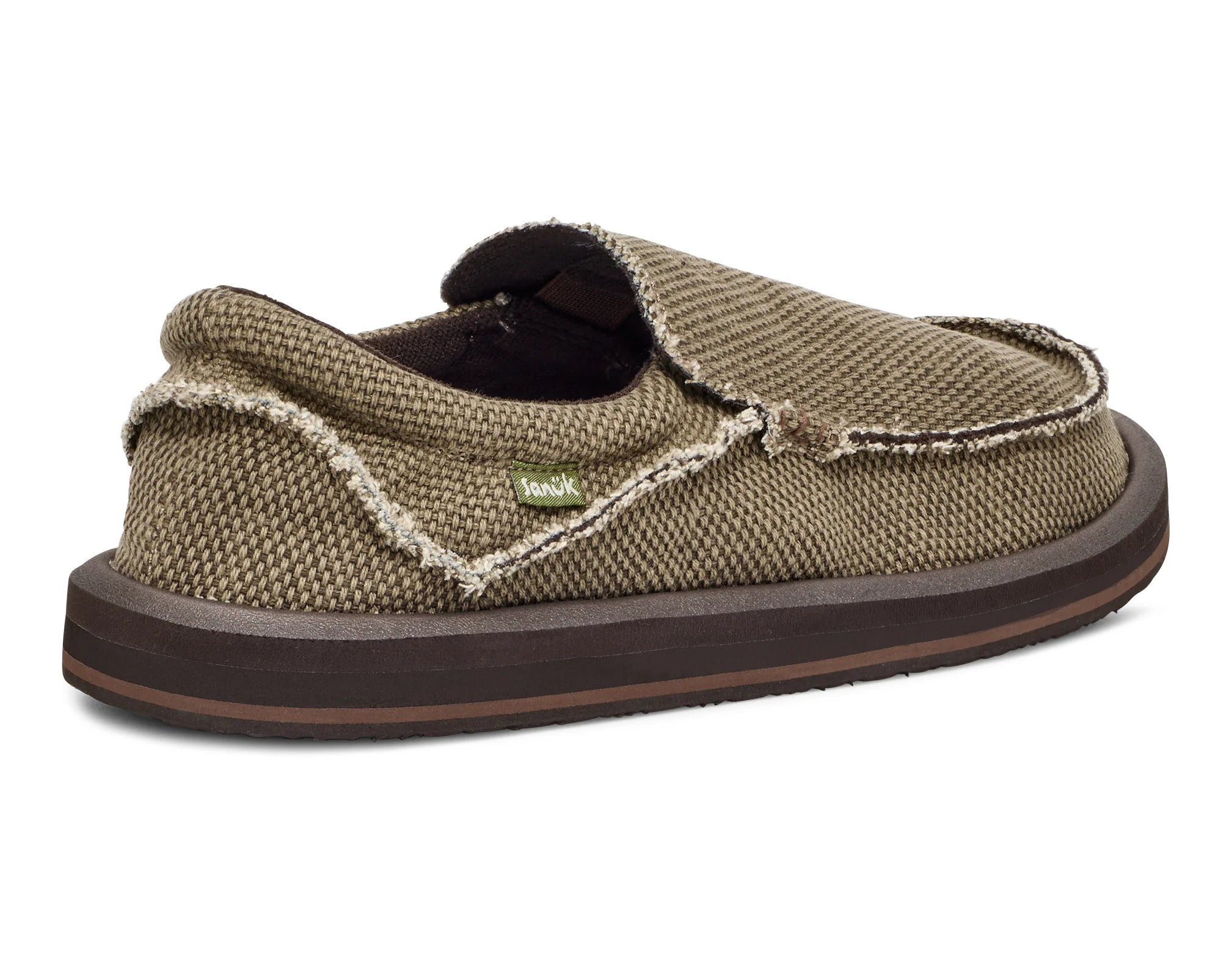 Sanuk Chiba Brown Men's Slip-On Shoes - Comfortable & Stylish Casual Footwear for Walking, Travel, and Outdoor Activities
