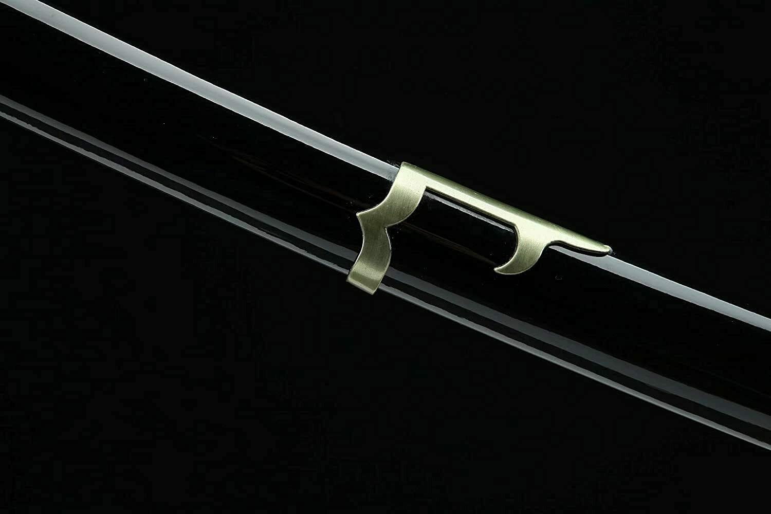 Handmade One Piece Roronoa Zoro Katana - Japanese Anime Cosplay Samurai Sword with Purple Blade | YAMA ENMA Replica | Perfect Gift for Men & Women | Collectible, Display, and Cosplay Accessory