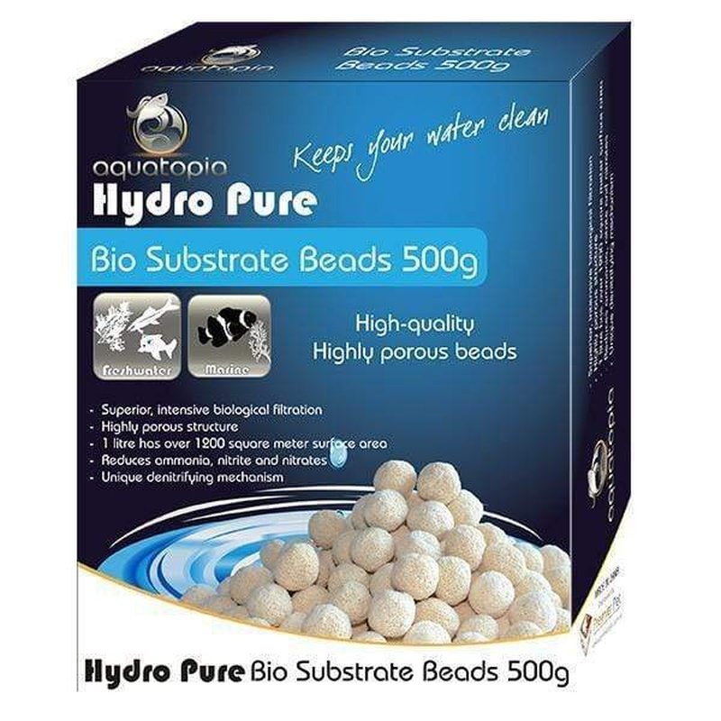 Aquatopia Hydro Pure Bio Substrate Beads 500g - Premium Planted Aquarium Substrate for Healthy Aquatic Plants | Perfect for Freshwater Fish Tanks, Shrimp Tanks & Aquascaping