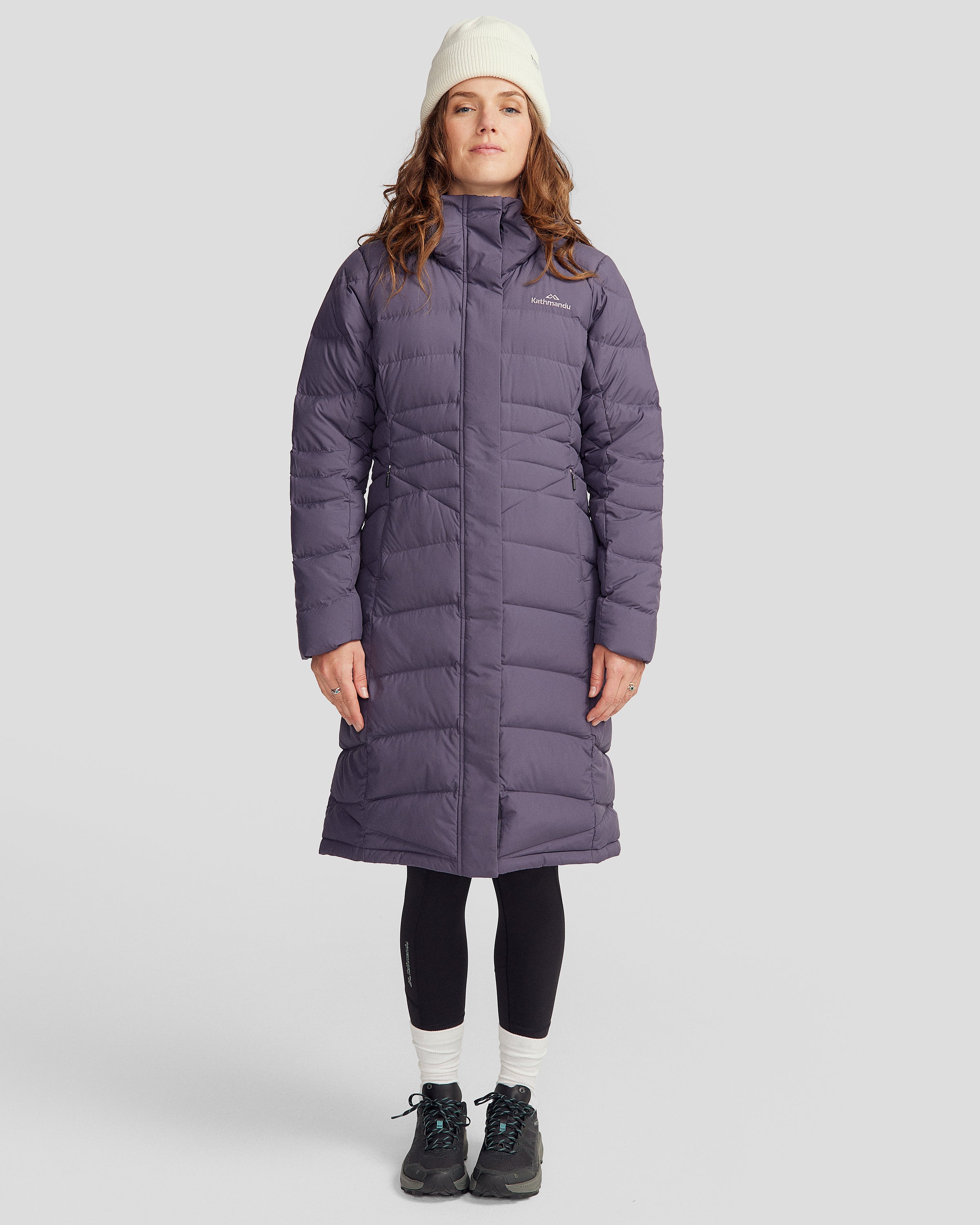 Winterburn Women's Longline Down Jacket - Warm Winter Coat with Hood, Waterproof Outerwear for Cold Weather | Perfect for Snowboarding, Skiing & Outdoor Activities