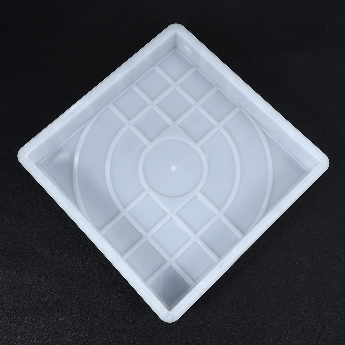 Yardwe Concrete Paving Stepping Stone Molds - DIY Rubber Concrete Stamp Molds for Walkways, Lawn & Garden Decoration - Outdoor Building Accessories for Patio, Pathway & Landscape Design