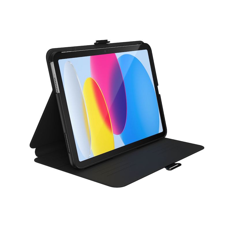 Speck Balance Folio Case for 10th Generation iPad (2022 Model) - Black | Slim Protective Cover with Auto Wake/Sleep | Perfect for Work, School & Travel