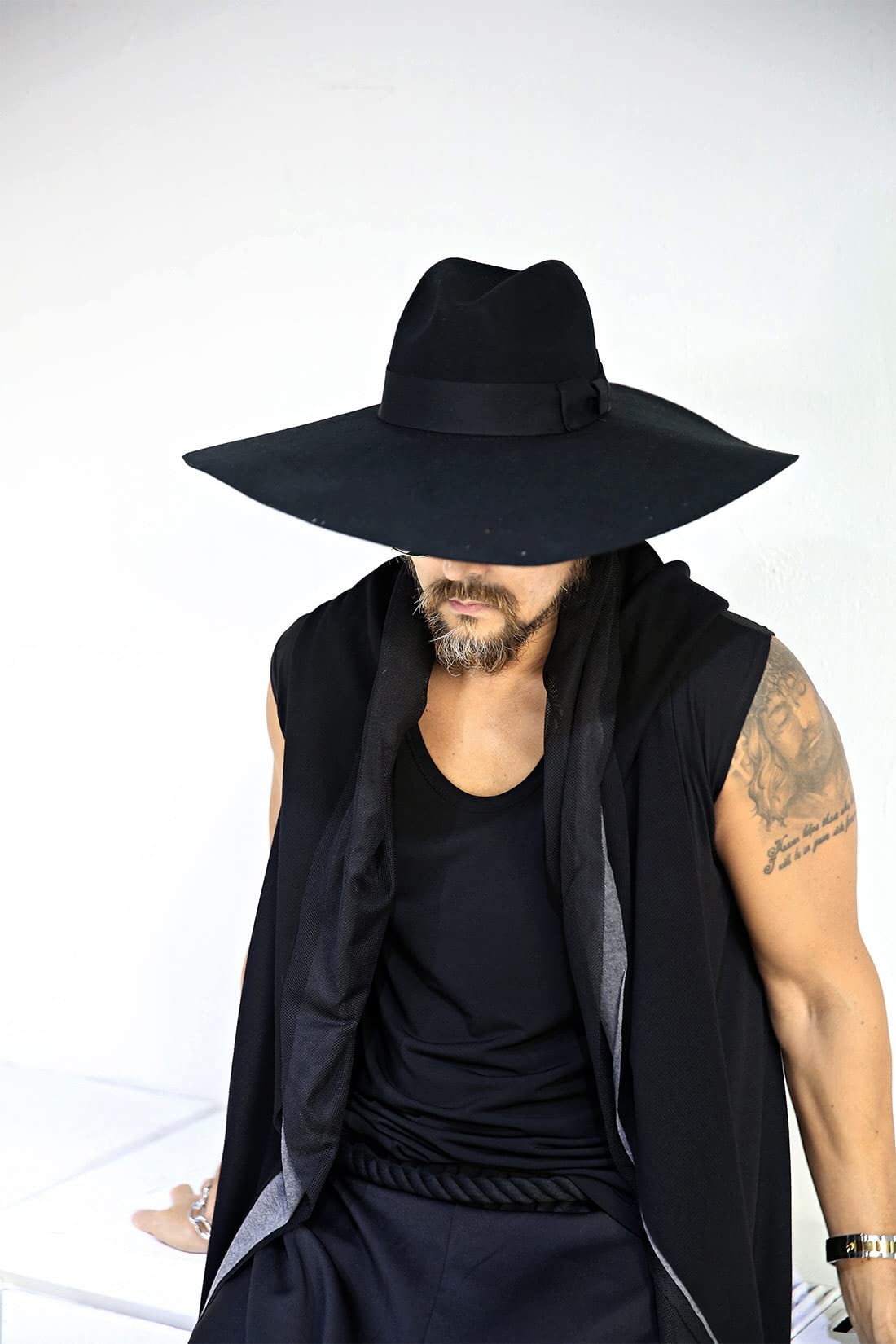 Stylish Unisex Floppy Wide Brim Fedora Hat - Classic Modern Design for Men & Women | Perfect for Beach, Outdoor, Fashion & Sun Protection