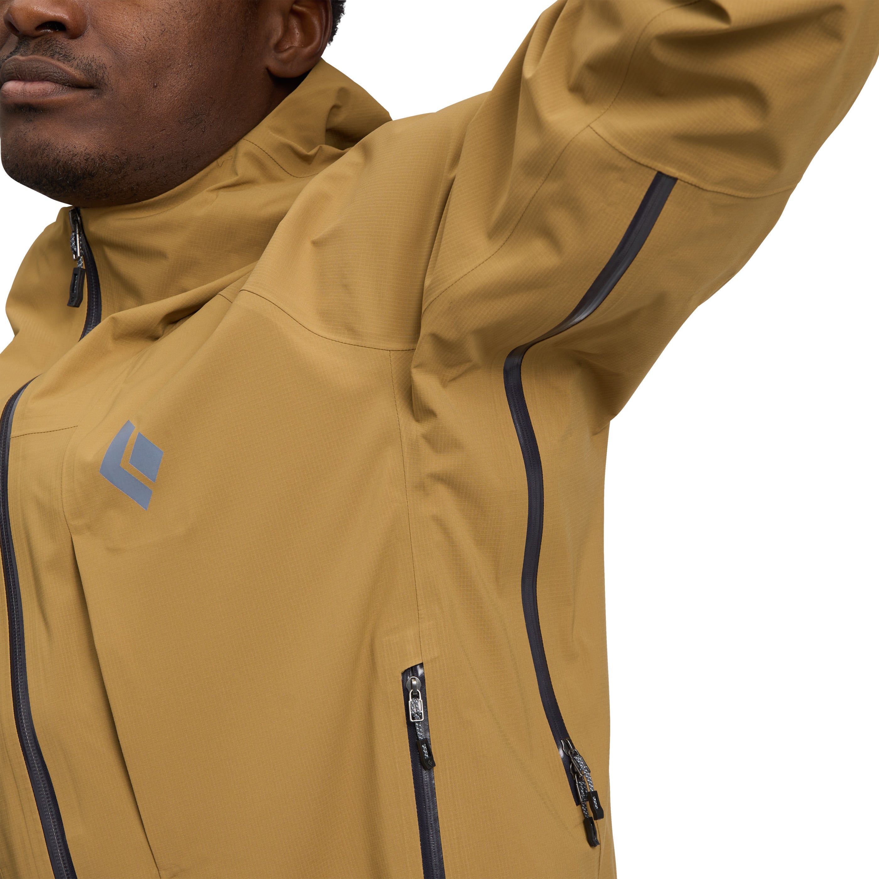 Men's Highline Stretch Shell Jacket - Lightweight Waterproof Windbreaker for Hiking & Outdoor Activities