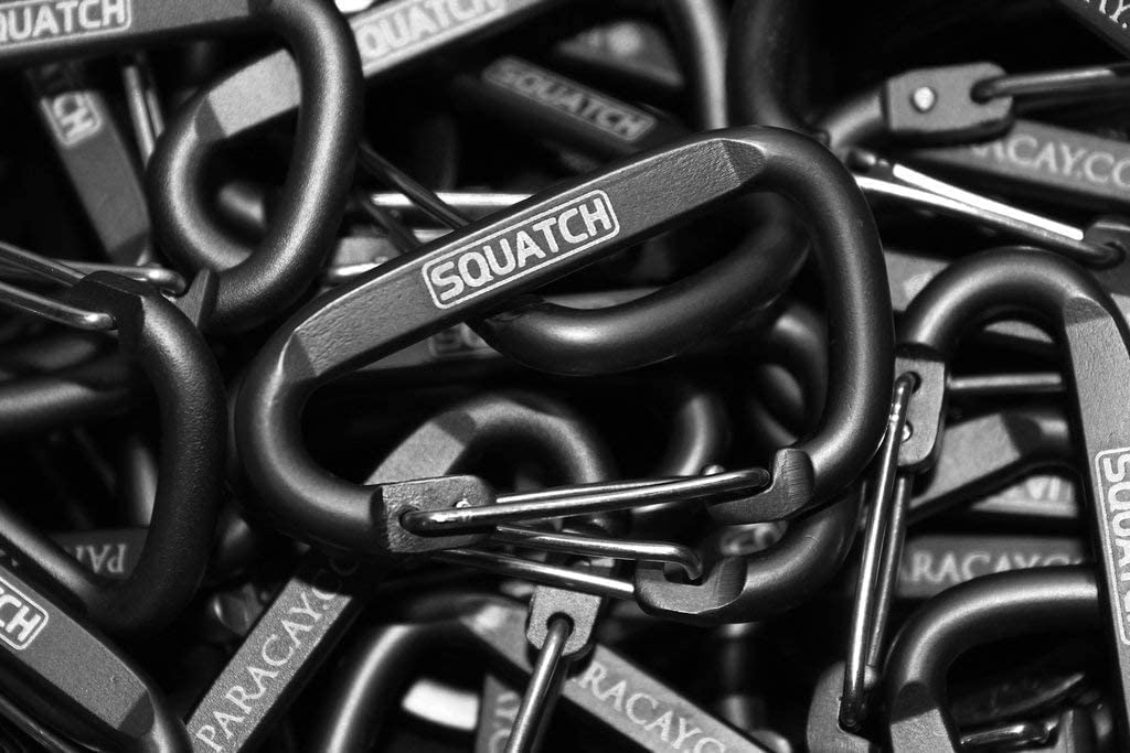 Bigfoot Keychain Bottle Opener with Carabiner - Microsquatch Charm for Hiking, Camping & Outdoor Enthusiasts - Perfect Sasquatch Fan Gift (USA Designed) - Ideal for Backpacks, Coolers & Outdoor Adventures
