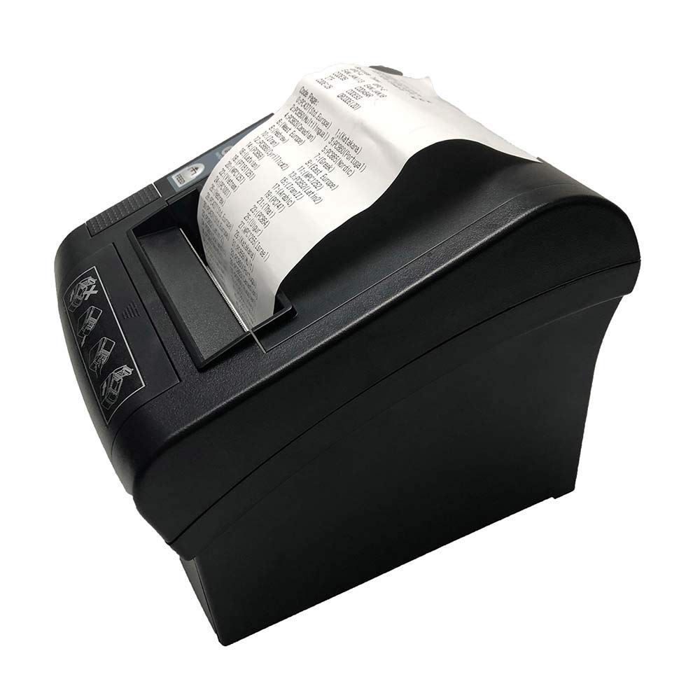 NETUM 80mm Thermal Receipt Printer - WiFi POS Printer with Auto Cutter, USB/Serial/Ethernet/LAN Port, Cash Drawer Support, ESC/POS Compatible - Ideal for Retail Stores, Restaurants & Small Business POS Systems