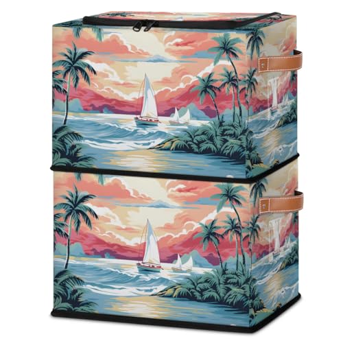 Coconut Trees Sailboat
