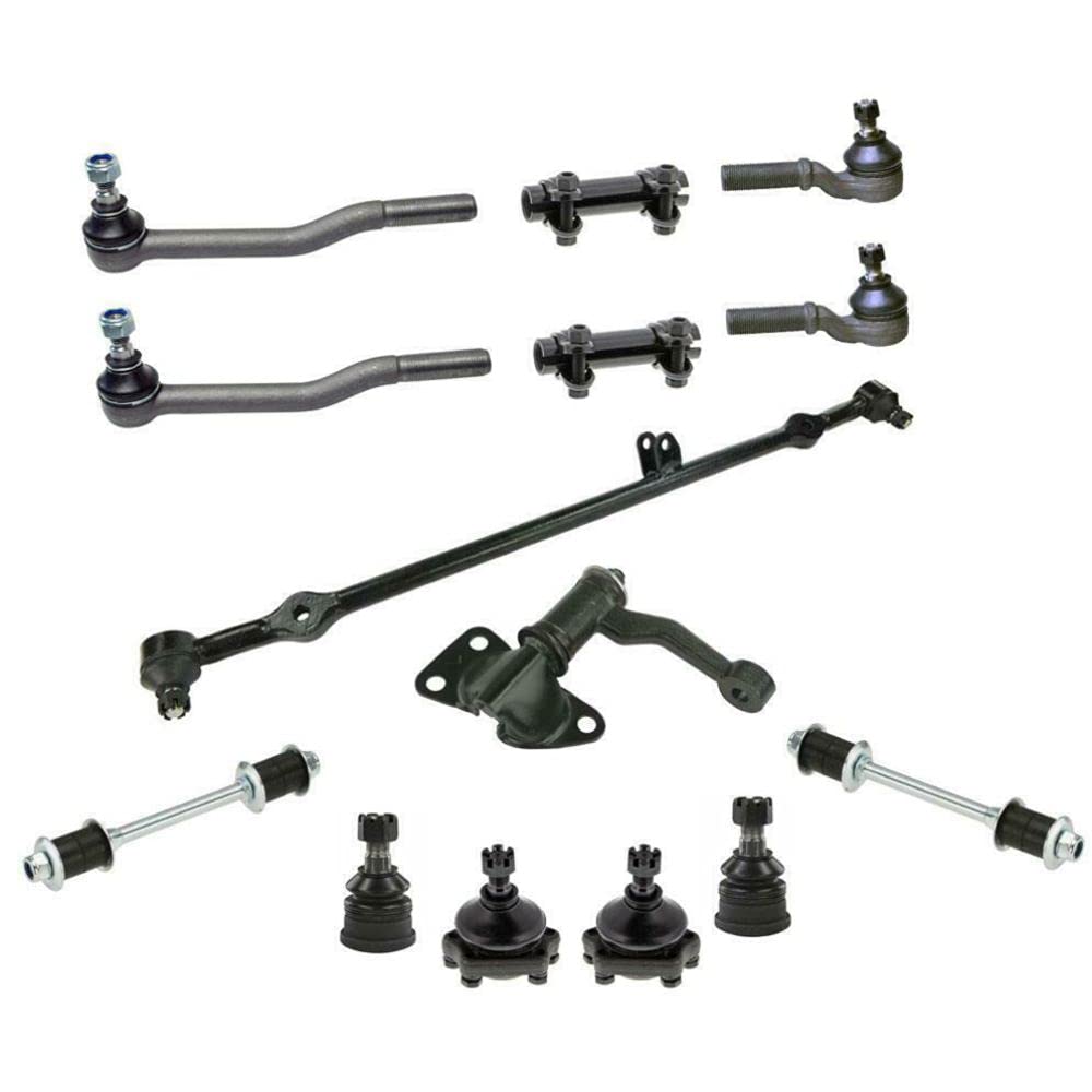 HOMU Idler Arm Center Link Kit for Rear Wheel Drive Hardbody - 14pc Set (DA4853001G25, 2600-67727, DA4856009G25, DS1061, 165876) - Perfect for Truck Suspension Repair & Maintenance