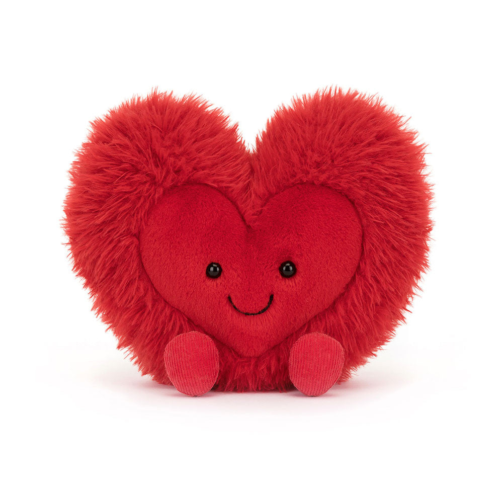 Jellycat Amuseables Beatie Heart Plush Toy - Soft & Cuddly Stuffed Animal for Kids & Adults - Perfect for Gifts, Nursery Decor & Comfort