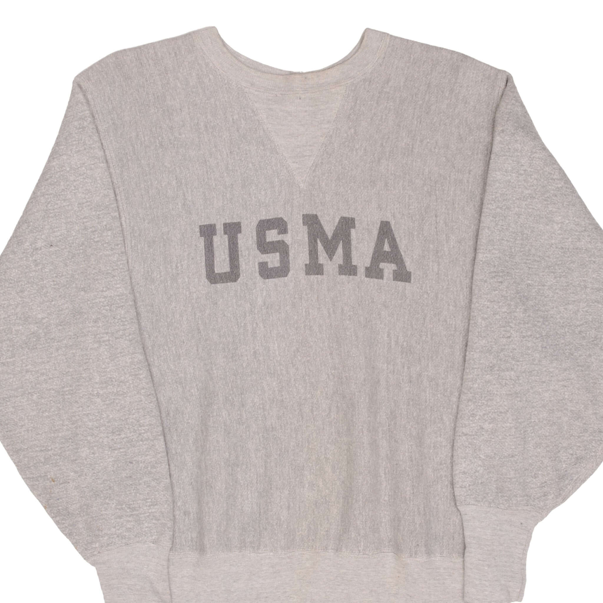 Vintage Champion USMA Reverse Weave Sweatshirt 1970s - Medium Size, Made in USA - Retro College Style for Casual Wear & Street Fashion
