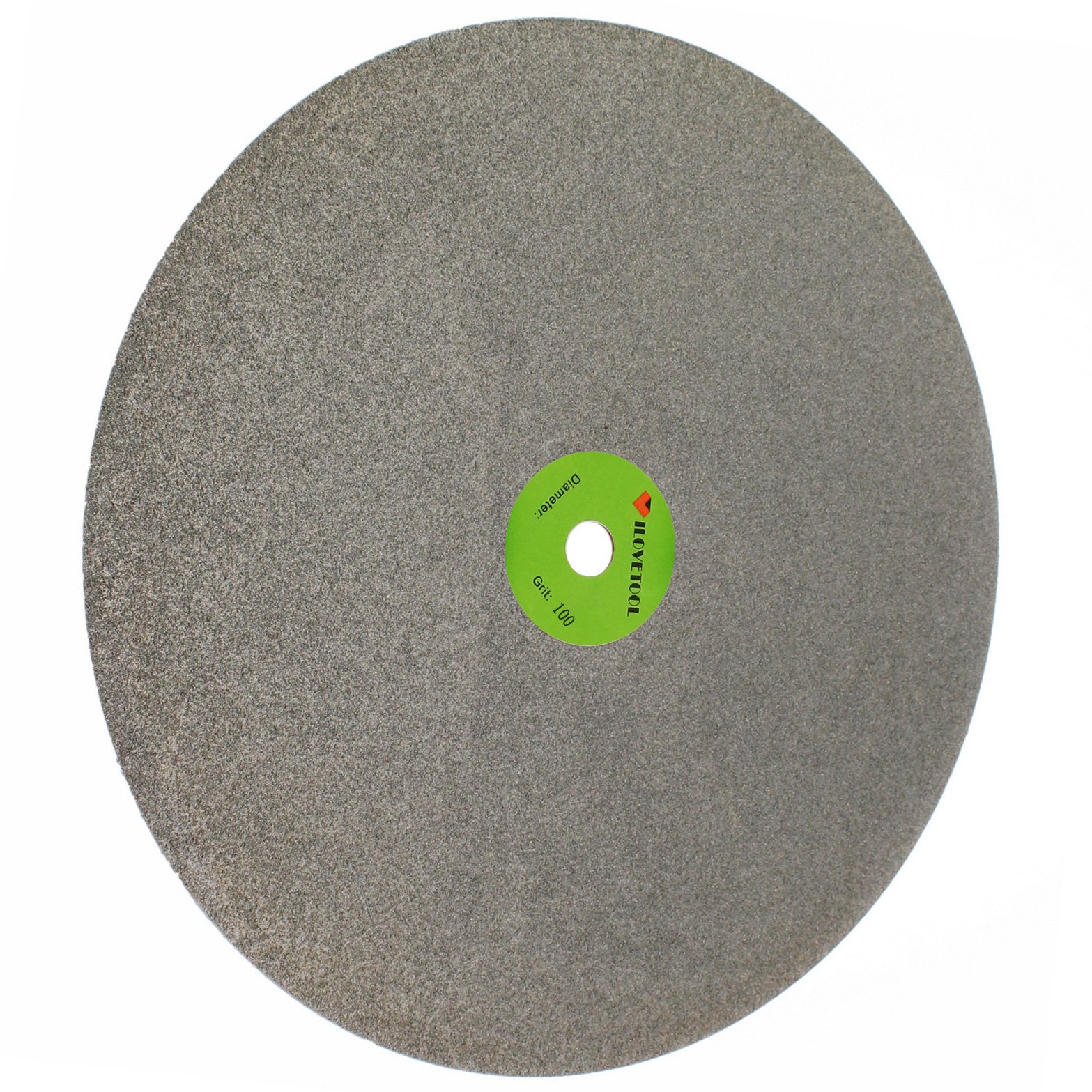 ILOVETOOL 600mm Diamond Grinding Disc Wheel - 100 Grit Coarse Flat Lap Disc for Stone, Glass & Metal Polishing - Perfect for Lapidary, Jewelry Making & DIY Projects