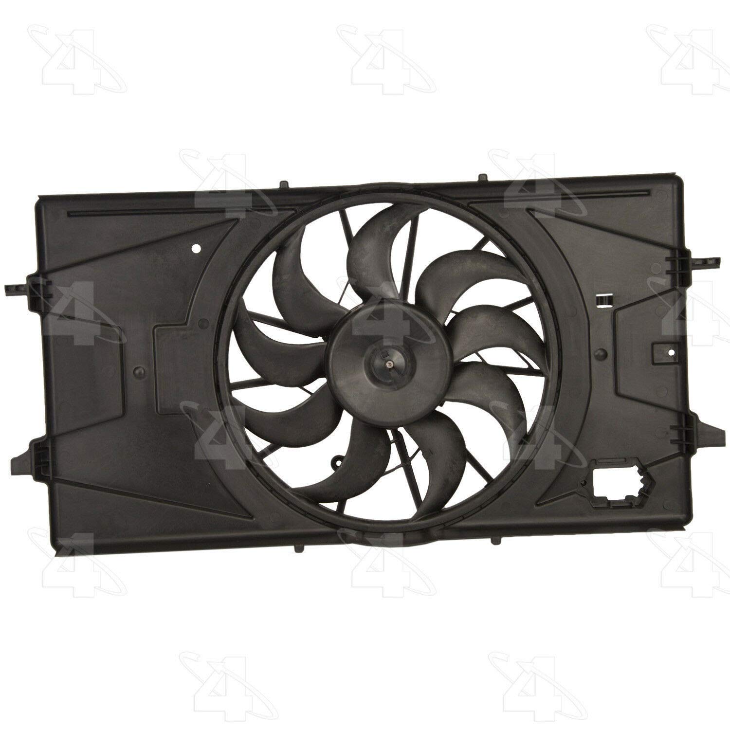 Four Seasons Radiator Fan Motor Assembly 75631 - High Performance Cooling Fan Replacement for Cars & Trucks - Perfect for Overheating Prevention & Engine Temperature Control