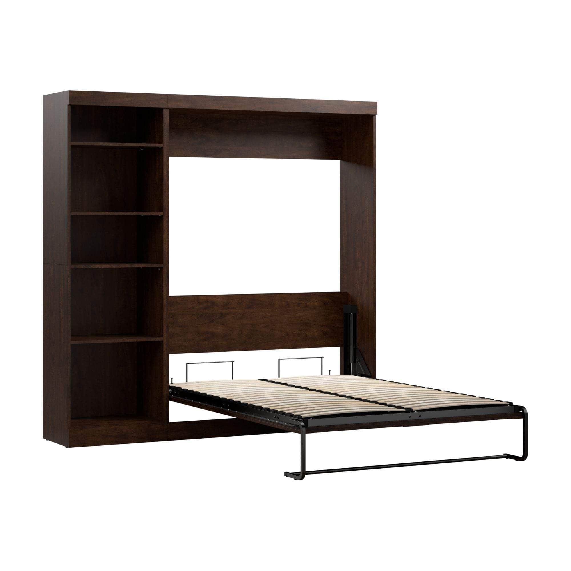 Pur Full Murphy Full Bed with Storage Unit (84W) - 7 Color Options | Space-Saving Wall Bed for Small Apartments & Guest Rooms