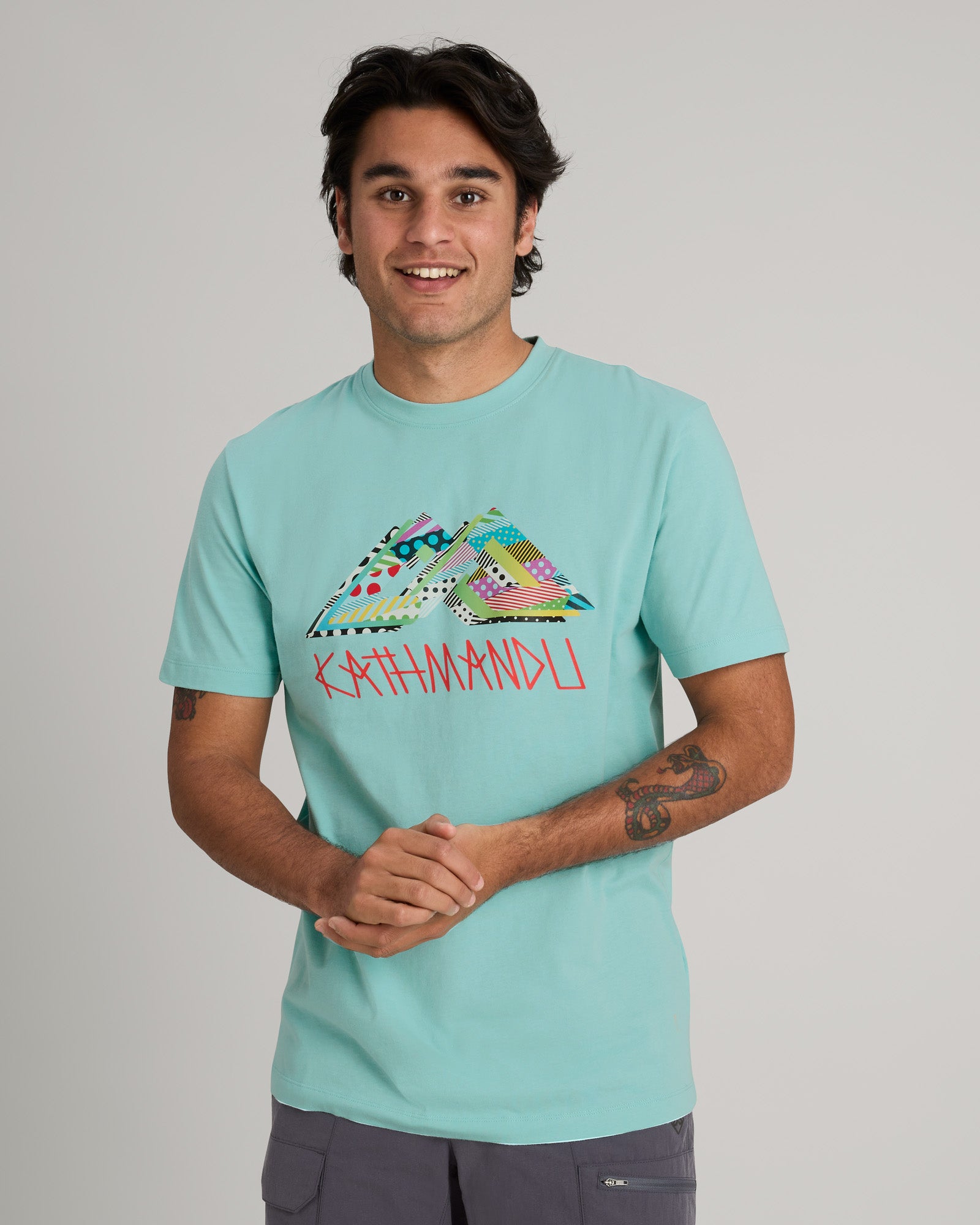Jason Woodside Prism Men's Organic Cotton T-Shirt - Color Splash Design | Premium Comfort for Casual Wear & Street Style Fashion