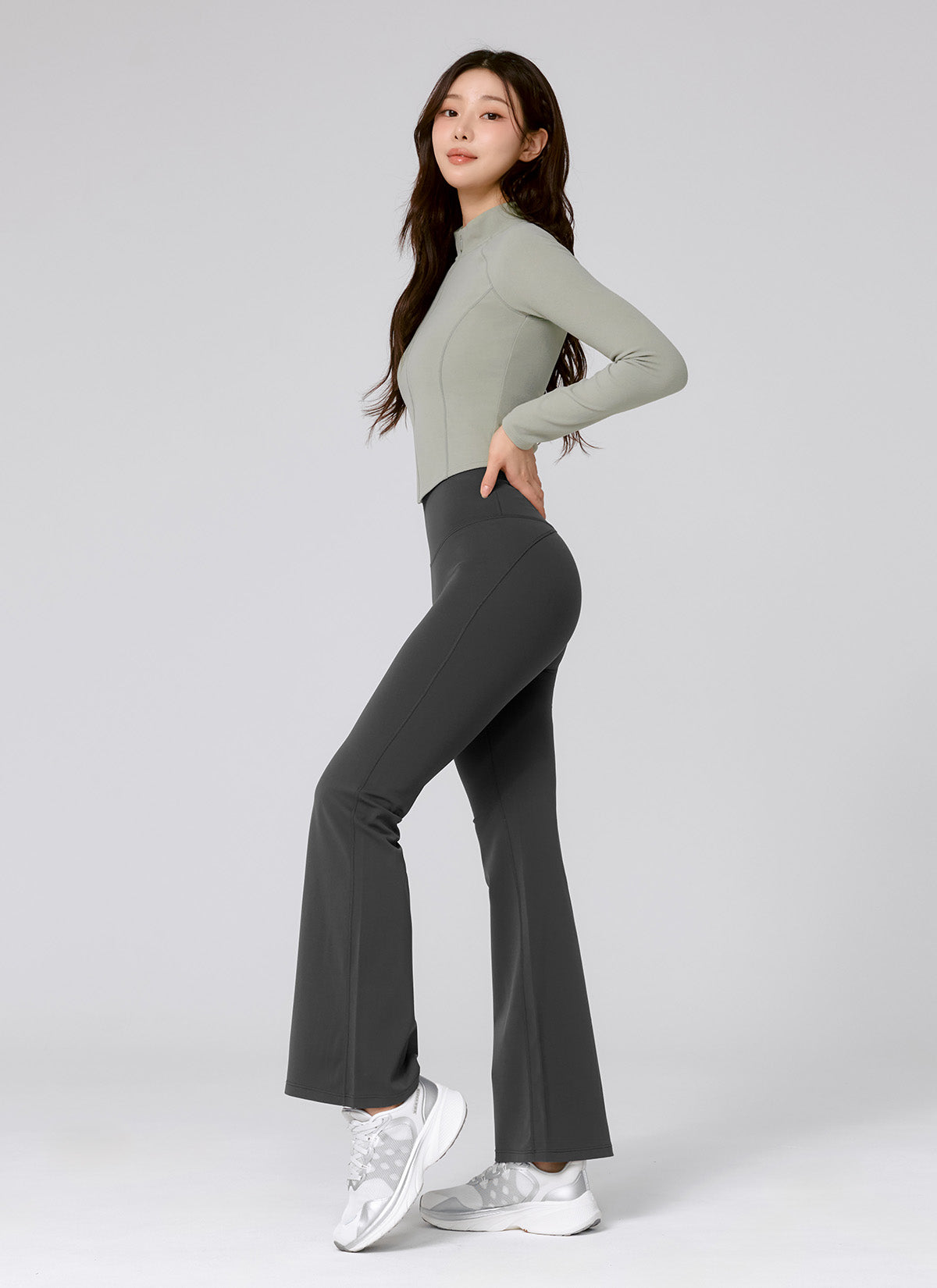Black Label Signature Power Rise Fleece Bootcut Pants for Women - Soft Winter Warm Workout Yoga Lounge Pants - Perfect for Gym, Running, Travel & Relaxation